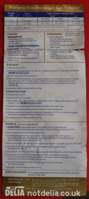 Butterball's turkey breast cooking instructions